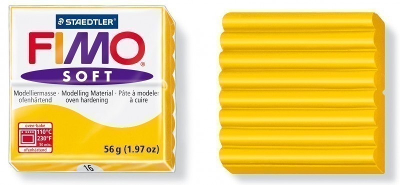 Panetto 57gr Giallo 16 Fimo soft